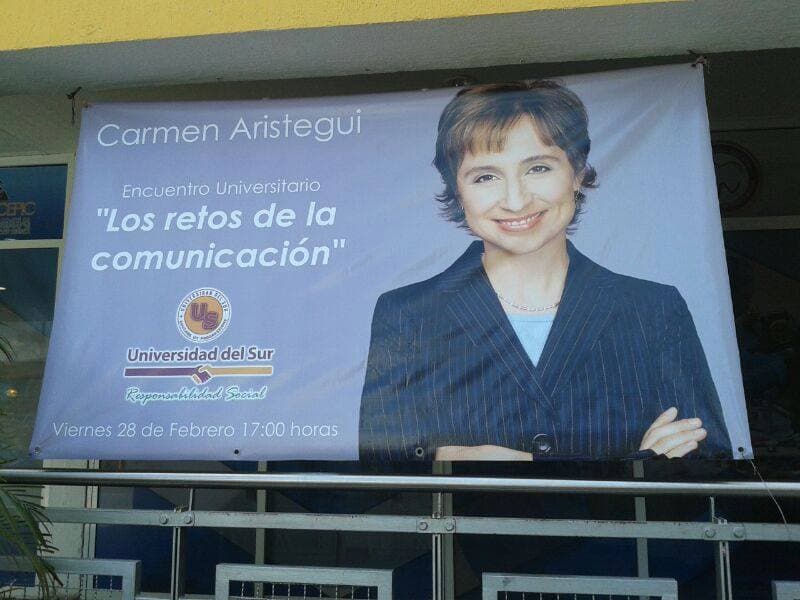 Atentan en Cancún contra el prestigio de Aristegui