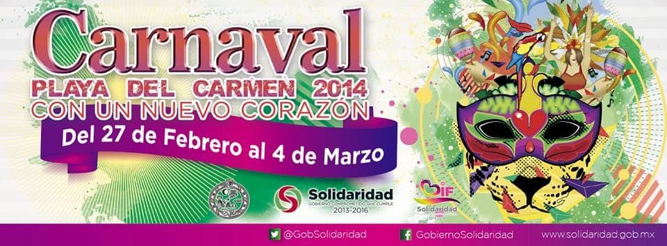 Llegó el Carnaval a Playa del Carmen