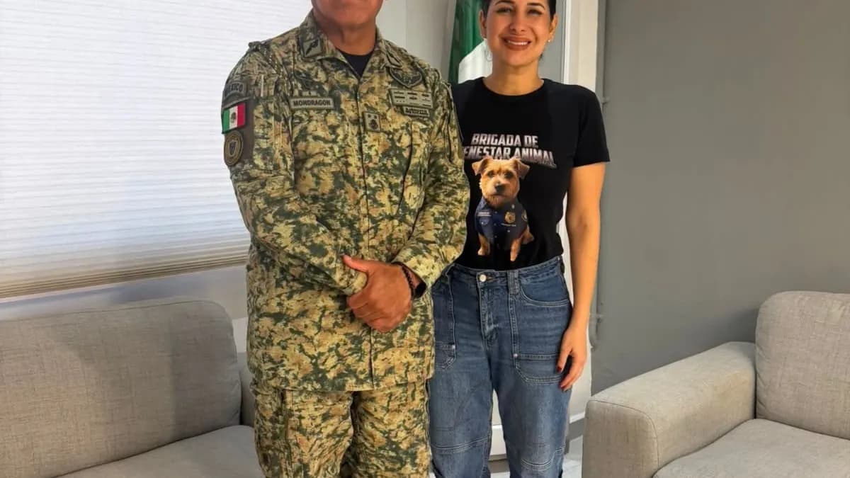 Estefanía Mercado y Ejército refuerzan seguridad en Playa del Carmen