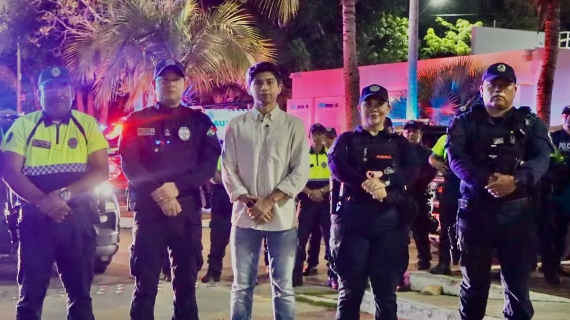 Playa del Carmen blinda Puerto Aventuras con operativo de seguridad y prevención del delito