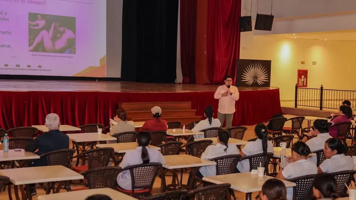 DIF Playa del Carmen lleva la prevención del cáncer de mama al sector hotelero