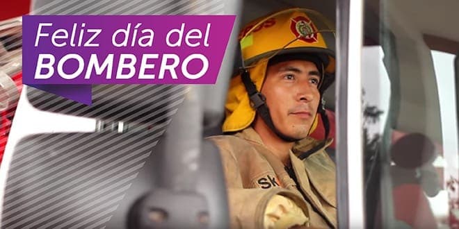 ¡Feliz día del bombero!