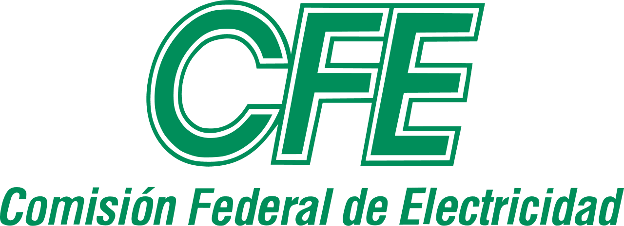 Logotipo de la Comisión Federal de Electricidad (CFE) en color verde.