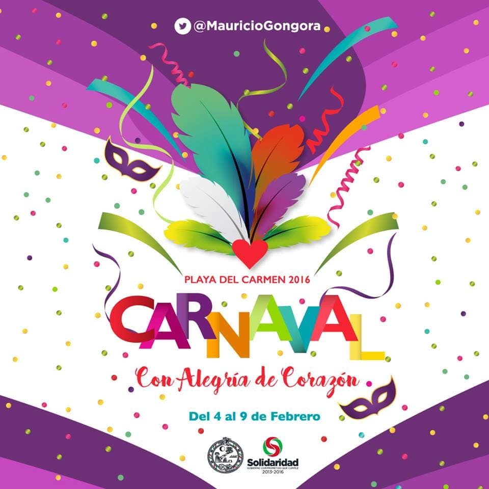 Llega el Carnaval 2016 a Playa del Carmen