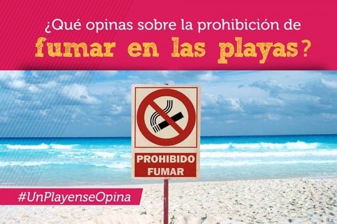 Prohíben fumar en Playa del Carmen