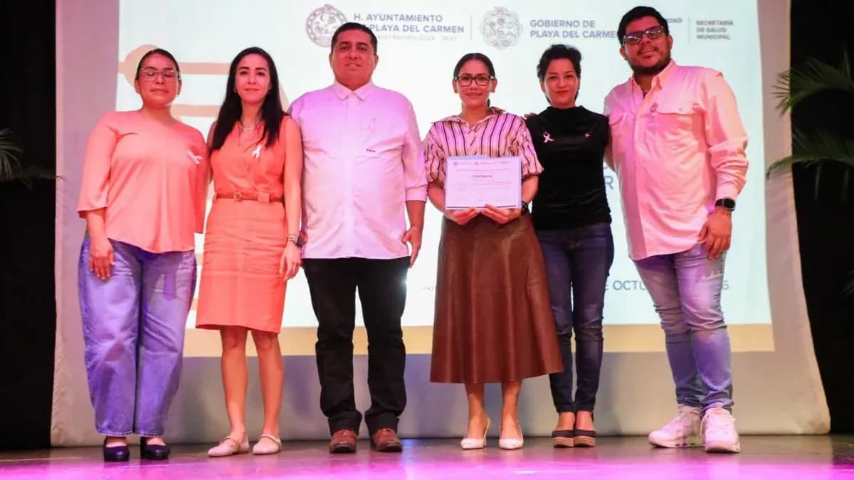Octubre Rosa en Playa del Carmen: conferencias sobre cáncer de mama
