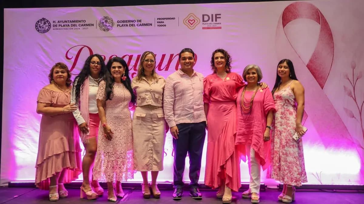 DIF Playa del Carmen impulsa la prevención del cáncer de mama con el Desayuno Rosa 2026