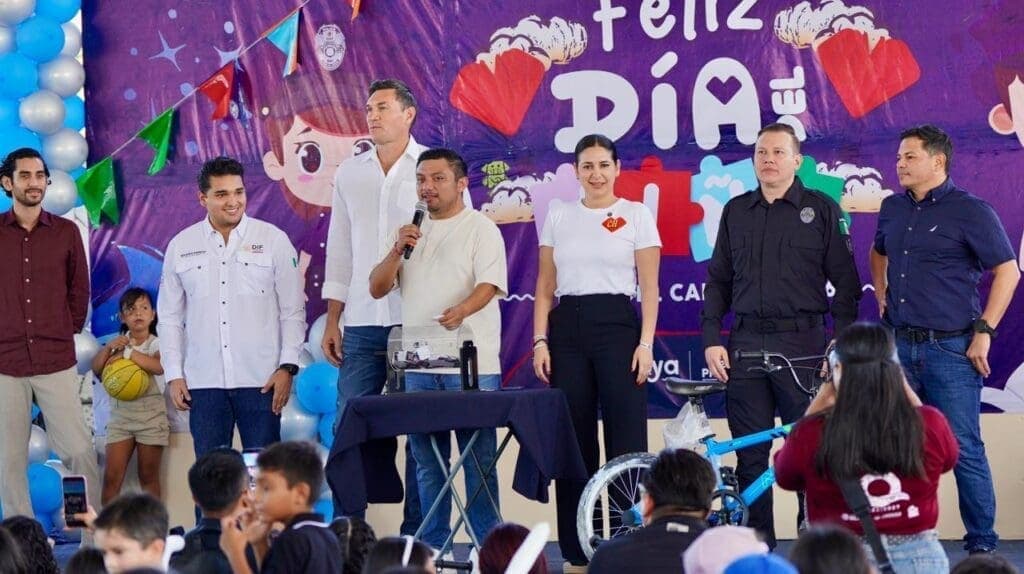 Estefanía Mercado encabeza emotiva celebración del Día del Niño en la Secretaría de Seguridad Ciudadana