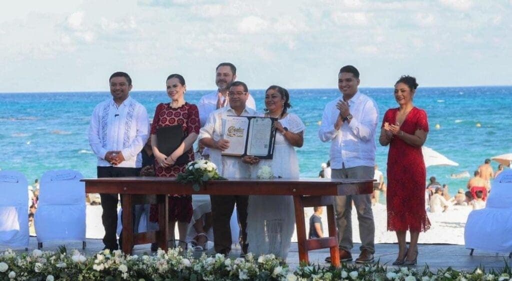 Gobierno de Estefanía Mercado fortalece la unión familiar con las Bodas Colectivas 2026 del DIF Playa del Carmen