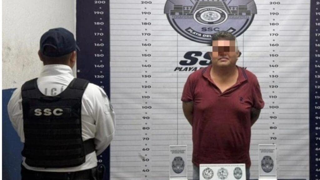 Hombre es detenido tras agredir a su pareja en hotel de Playa del Carmen