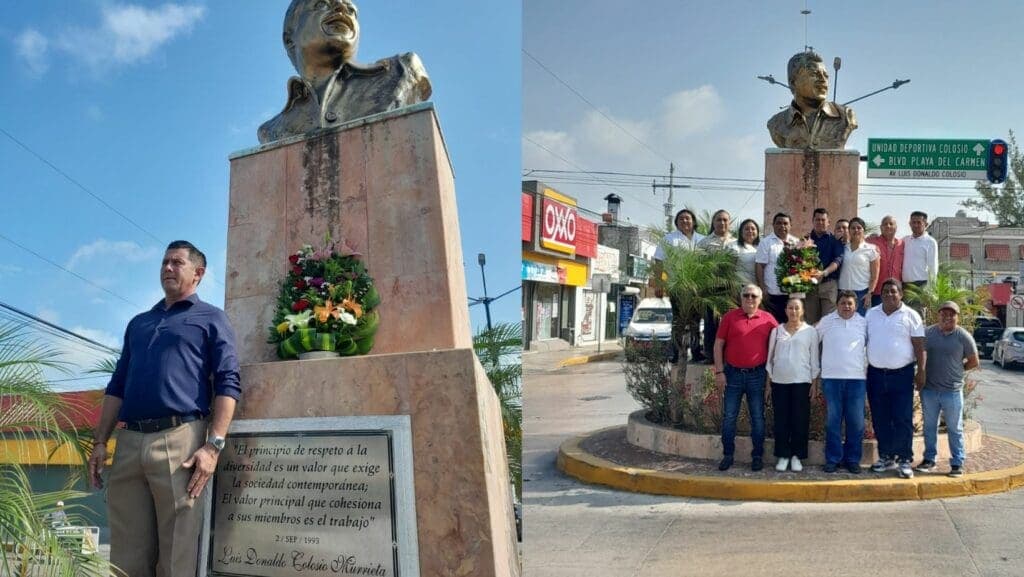 Sergio Tolosa participa en ceremonia a Luis Donaldo Colosio, a 30 años de su fallecimiento