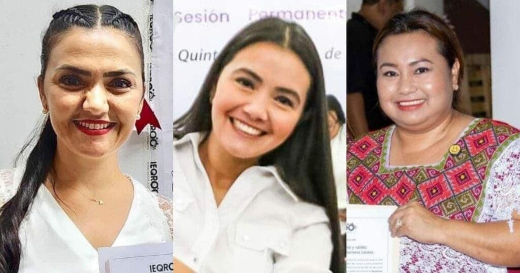 Entregan constancias de diputadas electas a "Tepy" Gutiérrez, María José Osorio y Silvia Dzul