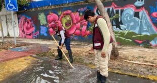 Activa Gobierno de Estefanía Mercado “Operativo Tormenta” para prevenir encharcamientos y garantizar seguridad en Playa del Carmen