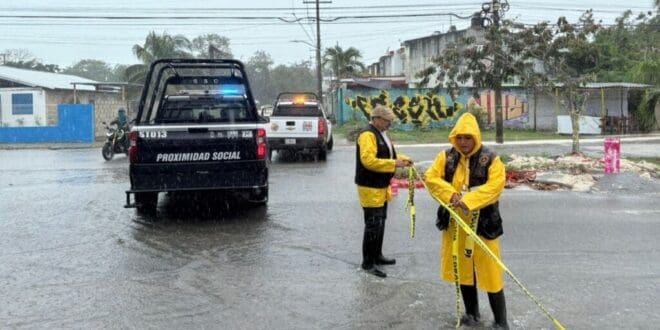 Activa Gobierno de Estefanía Mercado Operativo Tormenta por intensas lluvias