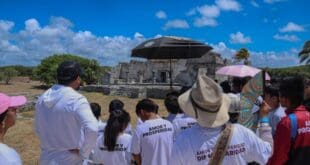 Alumnos del DIF Playa del Carmen visitan zona arqueológica de Tulum