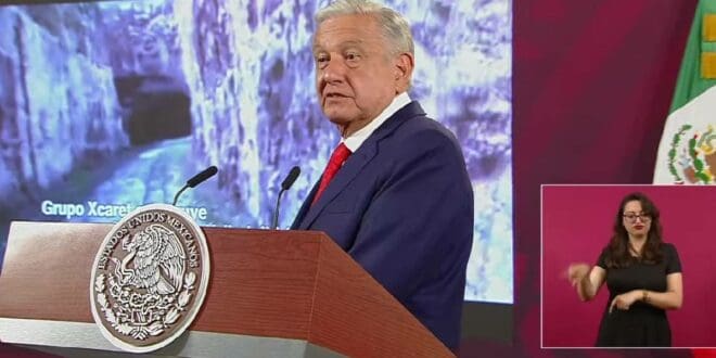 Apoyará AMLO a pobladores que denuncian daños a la salud por Calica