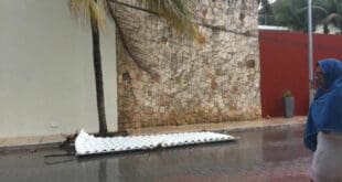 Autoridades actuaron de manera rápida ante la turbonada vivida en Playa del Carmen