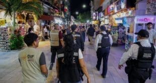 Cero tolerancia al trabajo infantil: DIF Playa del Carmen intensifica recorridos en la Quinta Avenida