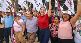 Claudia Sheinbaum, Mara Lezama y Estefanía Mercado trabajan por Q. Roo y Playa del Carmen