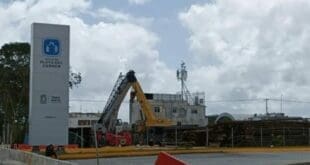 Colocarán plumas de acceso en vías cercanas a estación del Tren Maya en Playa del Carmen