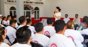 El Sindicato de Volqueteros se suma a la construcción de paz que lidera Estefanía Mercado en Playa del Carmen