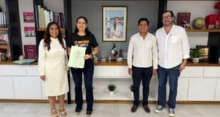 Estefanía Mercado anuncia donación de terreno para nuevo CBTIS en Playa del Carmen
