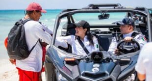 Estefanía Mercado, con despliegue histórico, refuerza la seguridad en Playa del Carmen para una Semana Santa segura y tranquila
