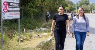 Estefanía Mercado despliega operativo de servicios públicos para atender a Villamar 2