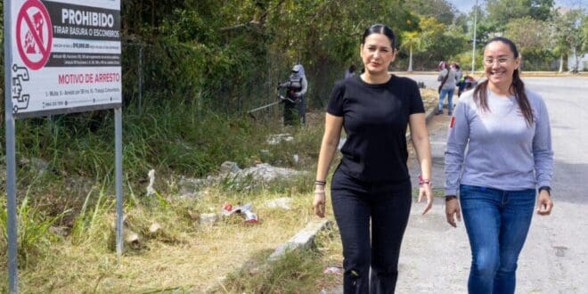 Estefanía Mercado despliega operativo de servicios públicos para atender a Villamar 2