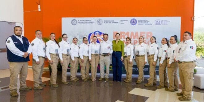 Estefanía Mercado destaca cooperación global en el Primer Congreso Internacional de Protección Civil