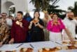 Estefanía Mercado encabeza corte de monumental Rosca de Reyes de 2.5 kilómetros en Playa del Carmen