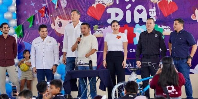 Estefanía Mercado encabeza emotiva celebración del Día del Niño en la Secretaría de Seguridad Ciudadana