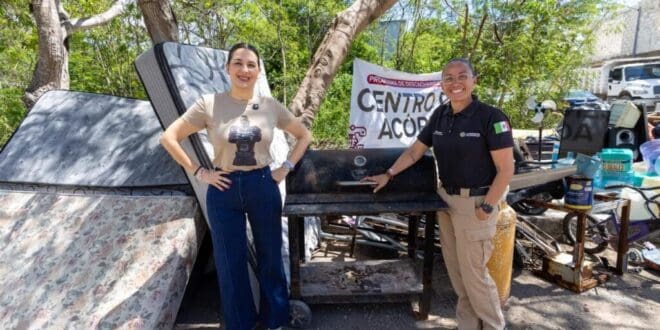 Estefanía Mercado encabeza jornada de servicios públicos en el fraccionamiento Cataluña