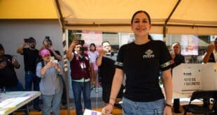 Estefanía Mercado invita a las y los playenses a participar en la elección del Poder Judicial