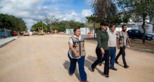 Gobierno de Estefanía Mercado avanza con fuerza en la repavimentación de Playa del Carmen con inversión histórica