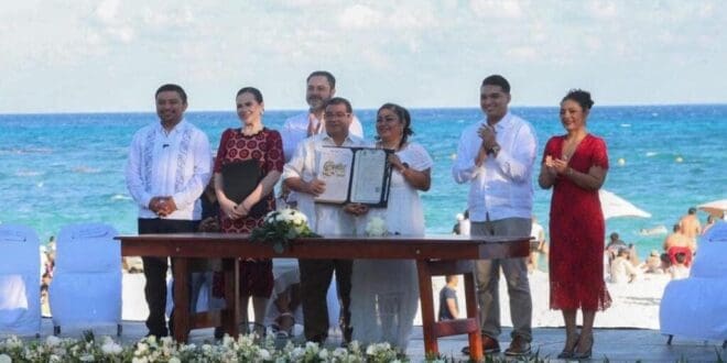 Gobierno de Estefanía Mercado fortalece la unión familiar con las Bodas Colectivas 2026 del DIF Playa del Carmen