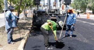 Gobierno de Estefanía Mercado inicia histórica repavimentación del Arco Vial con inversión cercana a 25 millones de pesos