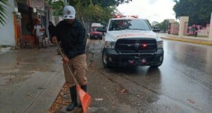 Gobierno de Estefanía Mercado mantiene operativo ante lluvias y bajas temperaturas