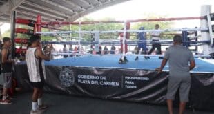 Gobierno de Estefanía Mercado pone en marcha el programa “Box en tu colonia” para fomentar el deporte en Playa del Carmen