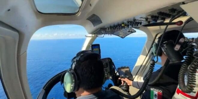 Gobierno de Playa del Carmen participa en operativo de búsqueda de tripulante en aguas de Punta Allen