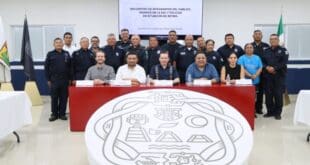 Hecho histórico: Gobierno de Estefanía Mercado reconoce con jubilación a 14 policías con más de 20 años de servicio