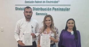 Lili Campos gestiona ante la CFE en Mérida una solución a los constantes apagones
