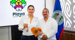Playa del Carmen fortalece lazos internacionales: Estefanía Mercado recibe al alcalde de Belmopán, Belice