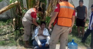 Repartidor de gas LP sufre quemaduras por ‘flamazo’ de tanque en Puerto Aventuras