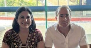 Se reúnen Estefanía Mercado y Diego Castañón, dos de los perfiles más destacados de la 4T en Quintana Roo