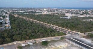 Terrenos particulares impidieron la construcción lineal de la polémica Avenida en Playa del Carmen