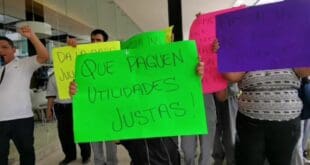 Trabajadores del Fiesta Inn y The Fives Downtown se suman a protestas por pago de utilidades